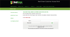 Desktop Screenshot of customer.realgreen.com